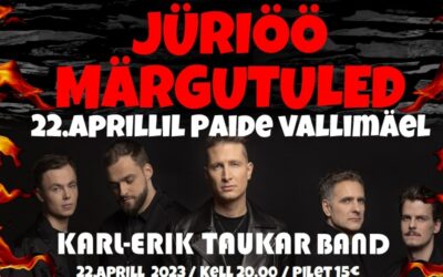 Jüriöö lights – Karl-Erik Taukar Band at Paide rampart