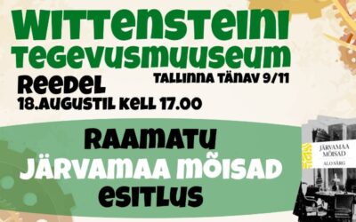 Book about Järvamaa manors will be presented at the Wittenstein Activity Museum