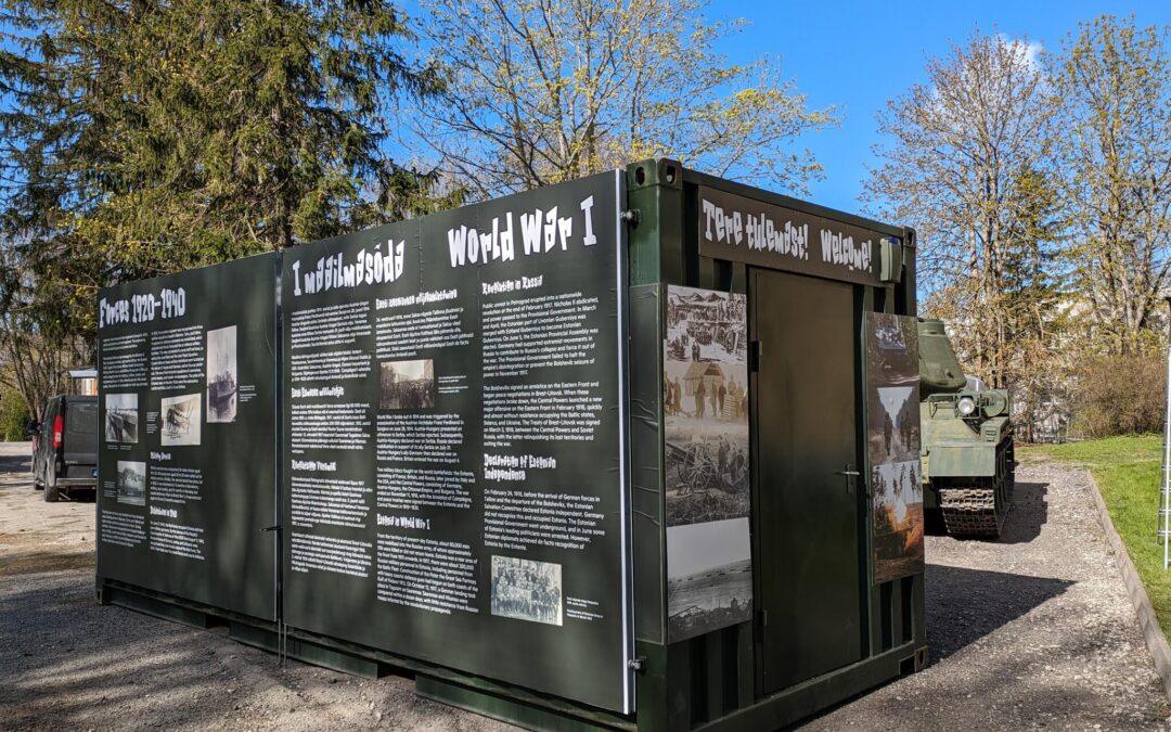 09.08-15.08 Rändnäitus „Sõjamuuseum ratastel“ Wittensteini Tegevusmuuseumi hoovis