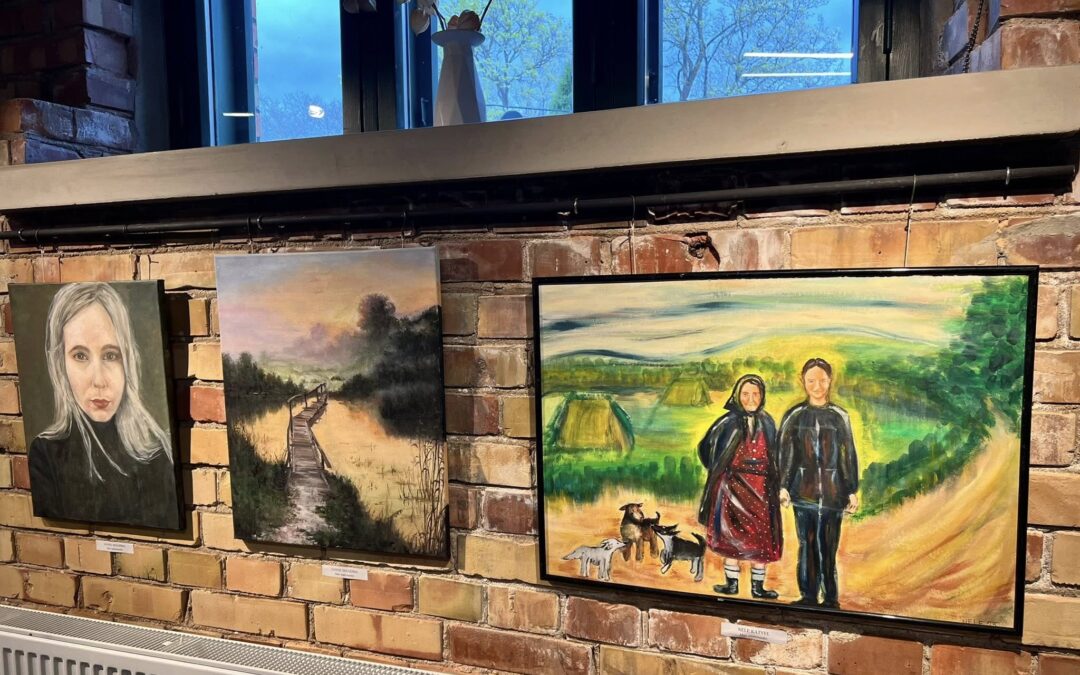 Paide Art School adult students’ spring exhibition at the Wittenstein Activity Museum