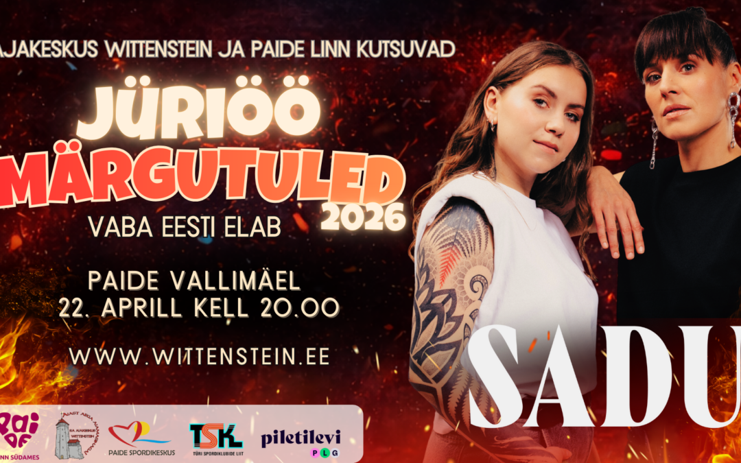 Jüriöö Märgutuled 2026 – SADU Paide vallimäel