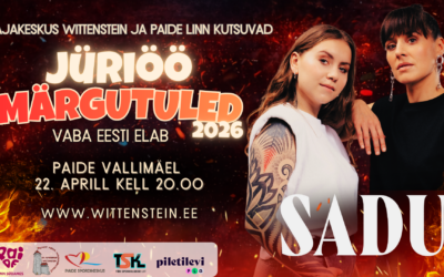 Jüriöö Märgutuled 2026 – SADU Paide vallimäel