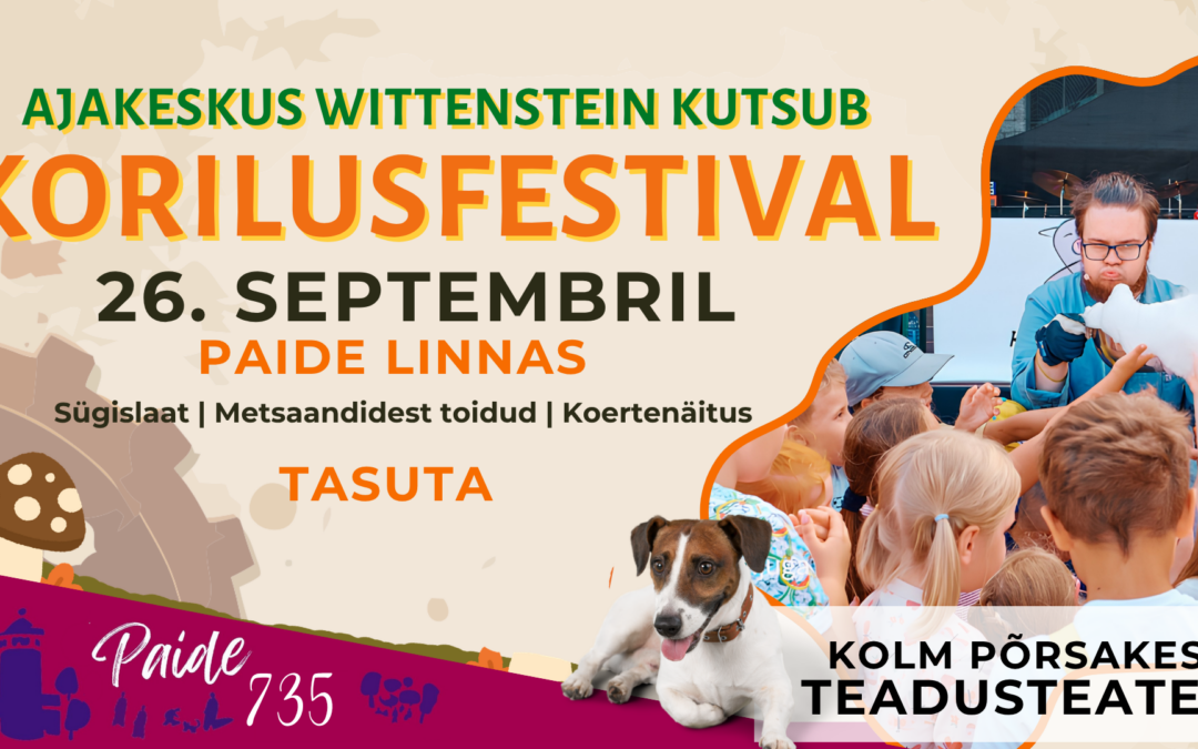 26/09 Foraging Festival – Autumn market, science theatre and dog show